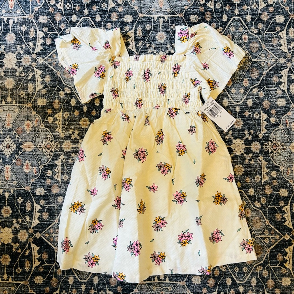 Jessica Simpson Floral Print Smocked Dress - NEW!